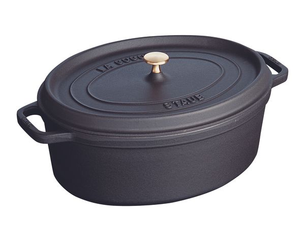 Staub Cocotte Oval 33cm Black