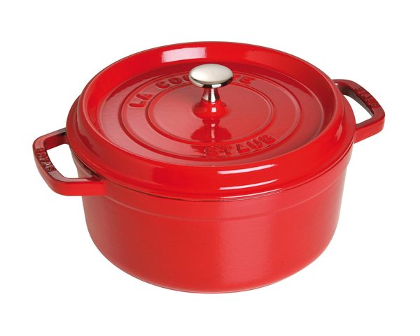 Staub Cocotte Round 24cm Cherry Red