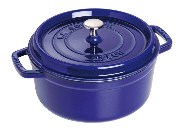 Staub Cocotte Round 20cm Dark Blue