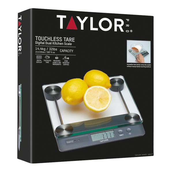 Taylor Digital Touchless Tare Scale 14.4kg