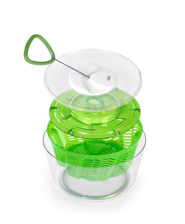 Zyliss Easy Spin 2 Large Salad Spinner Green