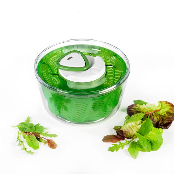 Zyliss Easy Spin 2 Large Salad Spinner Green