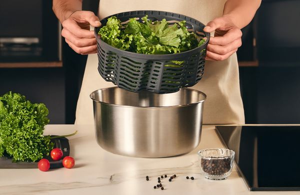 Zyliss Easy Spin Salad Spinner S/Steel L