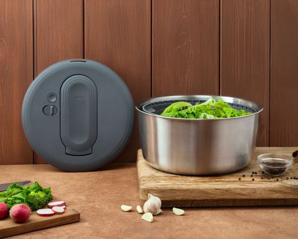 Zyliss Swift Dry Stainless Steel Salad Spinner L