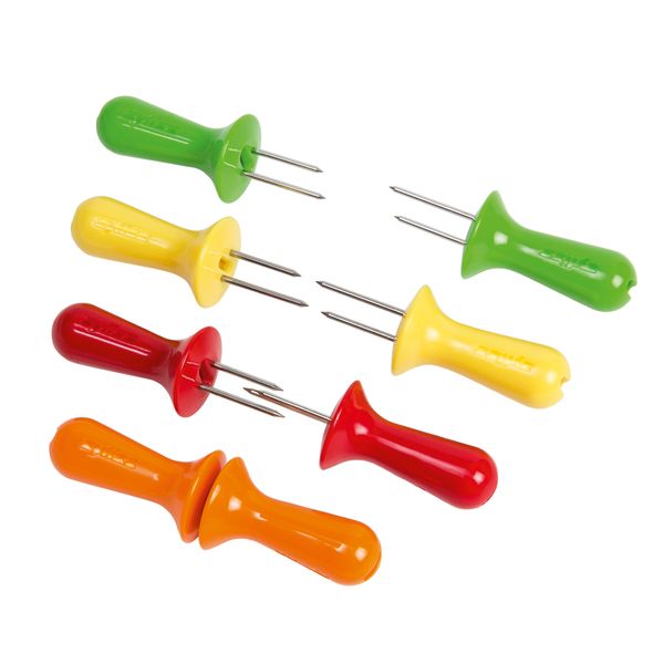 Zyliss Interlocking Corn Holders "Bold" - 4 pairs