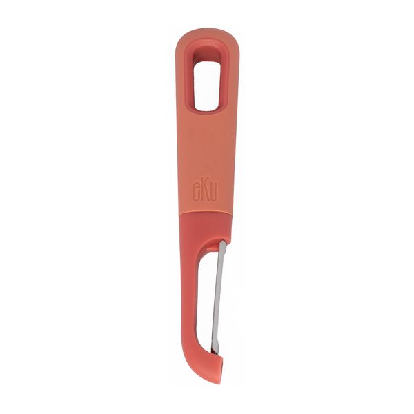 eKu Upcycle Swivel Peeler - Salmon